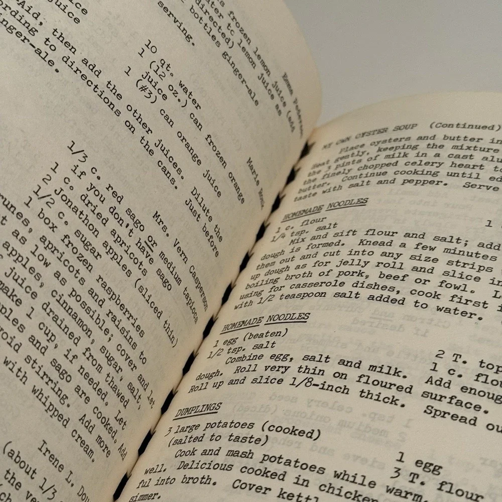Dunlap Iowa Centennial 1867-1967 Spiral bound Cookbook Favorite Recipes VTG